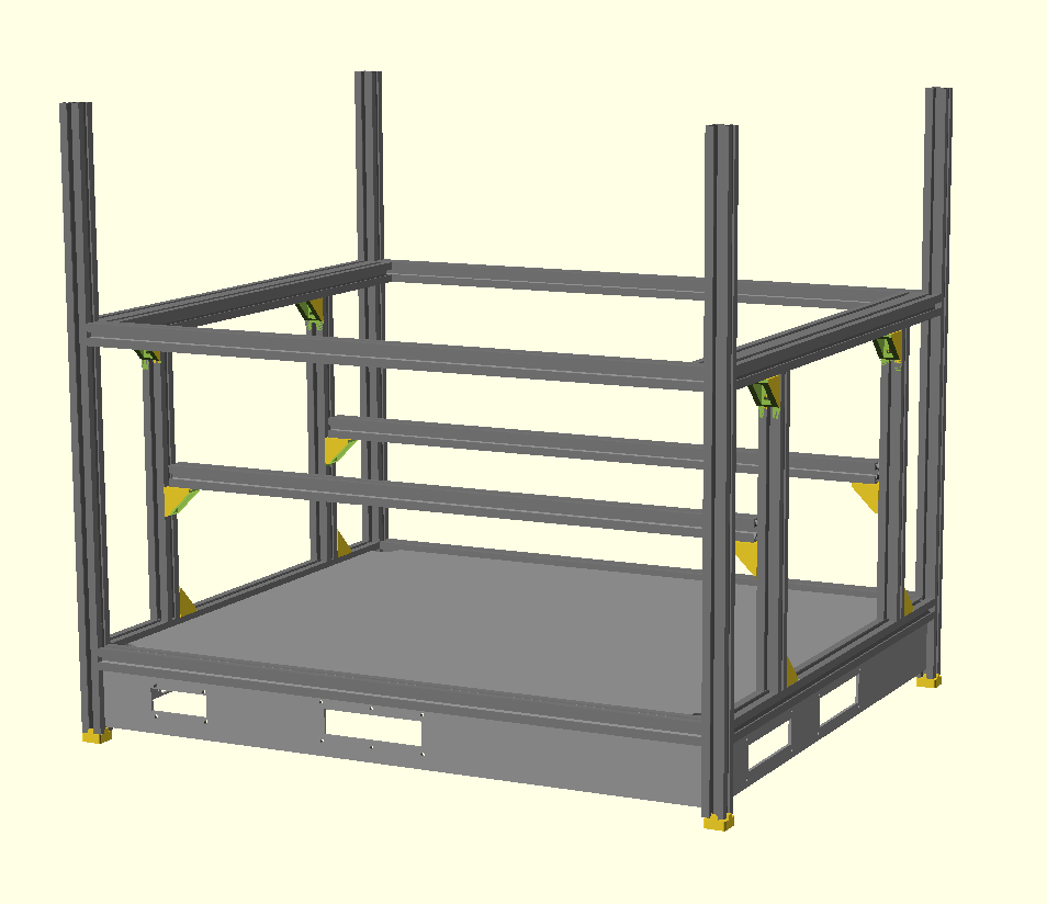  Plate deck support