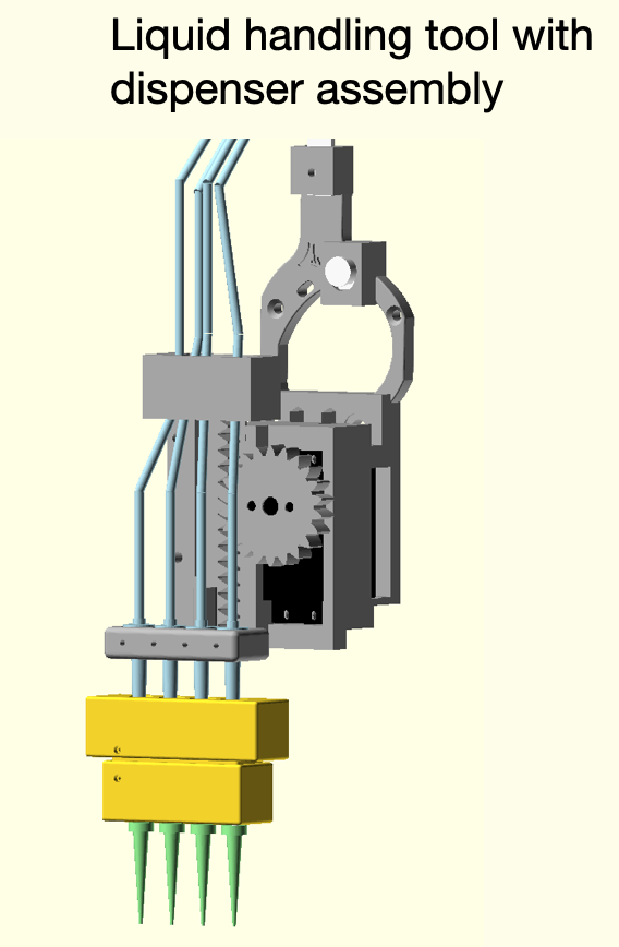 Tool with dispenser